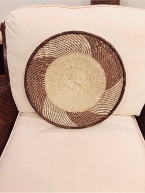 One of a Kind! NEW Woven Basket. Made by Binga people of Zambia Zimbabwe Africa